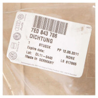 T5/T6 sliding door seal with sensor Original VW OEM-nr. 7E0 
