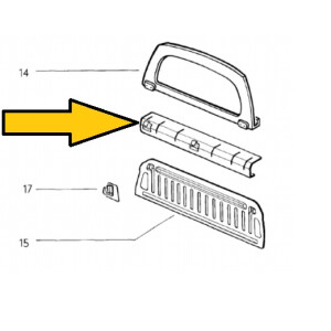 Type2 Bay Rear window panel cross beam single/double cab...