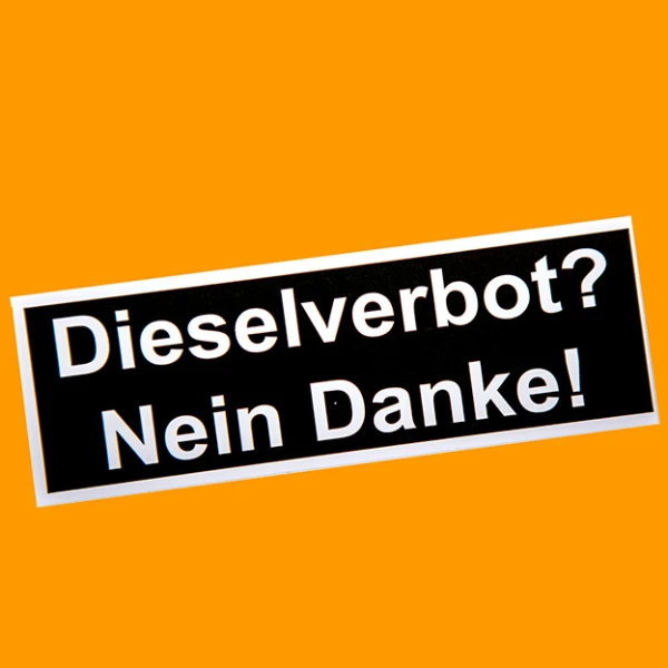 Sticker Diesel Ban - no thanks! gallery