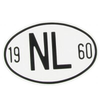 Nationaliteitsplaatje NL 1960 gallery
