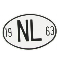 Nationaliteitsplaatje NL 1963 gallery