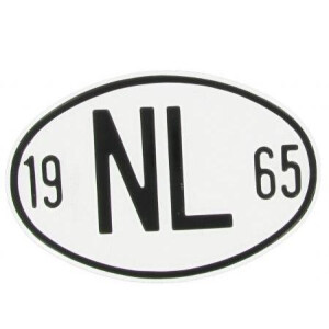 Nationaliteitsplaatje NL 1965