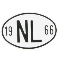 Nationaliteitsplaatje NL 1966 gallery