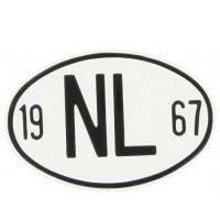 Nationaliteitsplaatje NL 1967 gallery
