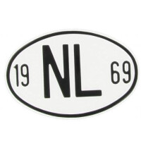 Nationaliteitsplaatje NL 1969 gallery