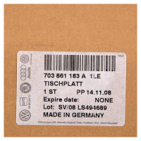 T4 Multivan Tischplatte Original Volkswagen Verglnr. 7038611