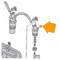T25 T4 sealing cap injector nozzle return Febi OEM-nr. 028 1