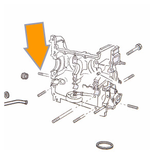 T2 split, Brasil and T2 bay engine stud bolt Typ 1 engine...