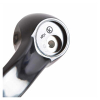 Type2 bay Sliding Door Inner Handle, black, 8.67 - .7.73, To