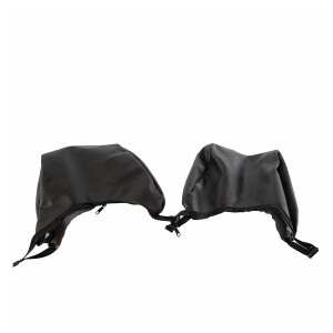 Type2 bay Headrest covers black, smooth vinyl, OEM...