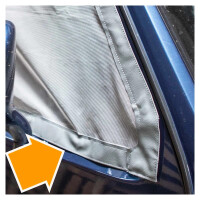 T3 Magnetische Fliegengitter Grau Fenster Fahrer- und Beifah