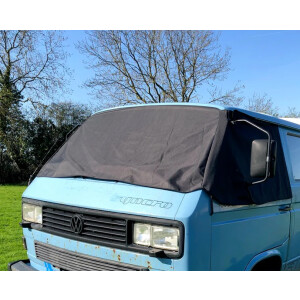 T25 windscreen cover for truck mirrors BLACK