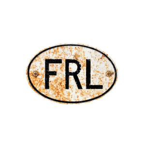 MAGNETIC FRIESLAND FRL BADGE, STANDARD 180X120MM