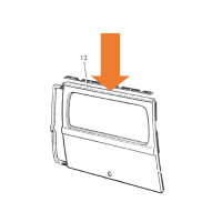 Type2 split Tailgate Piano Hinge 3.55 - 7.63, OEM partnr. 21