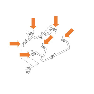 T25 Exhaust Manifold Gasket 1.9 & 2.1 Waterboxer OEM...