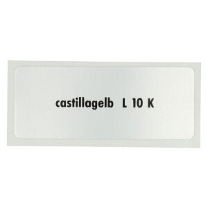 Sticker L 10 K, Castillian Yellow