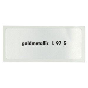 Sticker L 97 G, Gold metallic