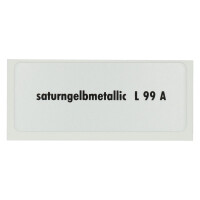 Sticker L 99 A, Saturn yellow metallic gallery