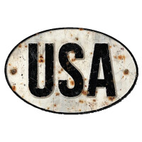 Magnetic USA Badge, Standard 170x110mm gallery