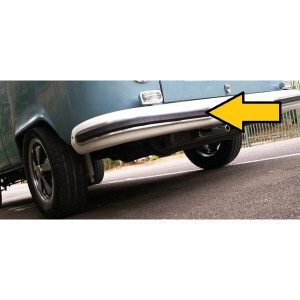 Type2 Early Bay deluxe bumper trim rear 69-72 TOP!