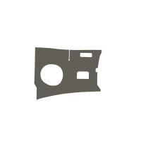 T1 NOS kickpanel links grijs 04/64-07/67 gallery