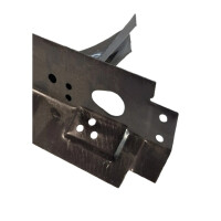 Type2 bay front corner gutter section above cab, left orig. 