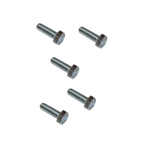 Screw 5 pieces galvanized steel M8x25 Din933 8.8