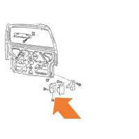 T4 Cover cap  tailgate Westfalia black orig. VW OEM partnr. 
