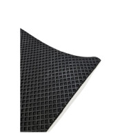 Type2 split Front rubber mat black between front seats (Walk