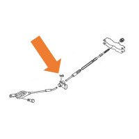 T25 Retainer for hand-brake cable OEM partnr. 252711400 B 4