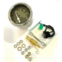 Vintage Oil Temperature Gauge 12V 2
