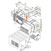 T25 Clamp for cover of heat exchanger and front heater box R