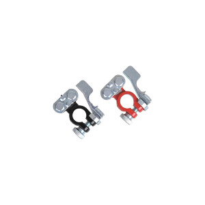 Battery pole terminals quick connector set plus and minus