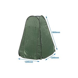 Pop-up tent voor porta potti, douche, kleedhok etc...