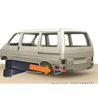 T4 reparatiedeel bumpersteun linksachter 7D0809101 5