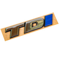 T4 Schriftzug hinten TDI mit blauem I Volkswagen Originaltei