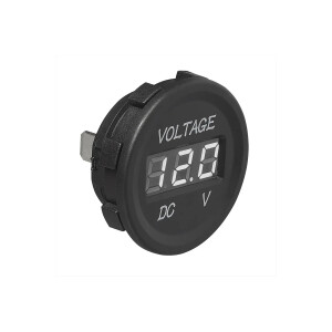 Built-in digital voltmeter 6-30V