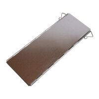 Kookwindscherm 5-delig aluminium vouwbaar 49 x 26 cm 2