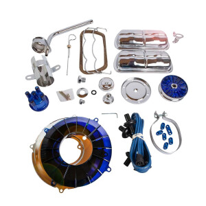 T1 T2 T3 Super Deluxe Dress-up kit blauw-chroom