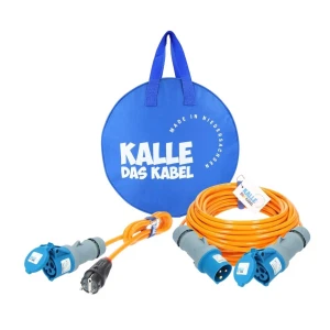 Camping starter set camping cable polyurethane ORANGE 3G...
