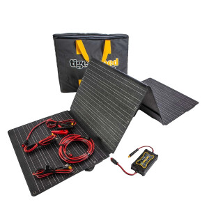 Solar bag 160Wp with charge controller & cable set