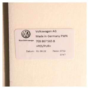 T6 California binnenpaneel hefdak orig. VW 7E8867565B