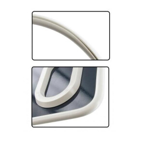 Sierrand kentekenplaat wit 275 x 195 mm