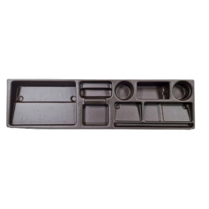 T25 dashboard tray, brown, for drinks cans and small...