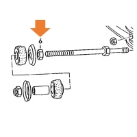 T25 nut for the tension strut, ref. no. N0110231 3