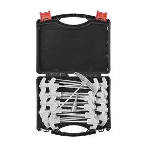 Tentharing 20 cm metaal heavy duty met kunststof haak -...