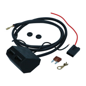 T2 USB lader voor asbak (metalen asbak)