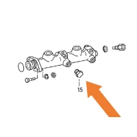 T1 T2 T3 Blind plug for master brake cylinder Ref. no. 21461