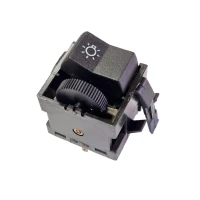 T25 light switch, black with dimmer, all model years, for...