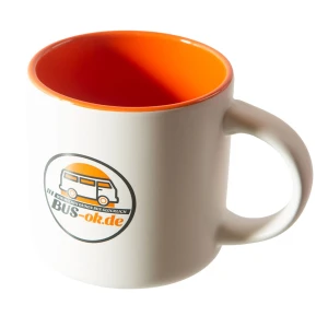 BUS-ok Coffee Mug with Bulli Logo – VW Bus Fan Mug...